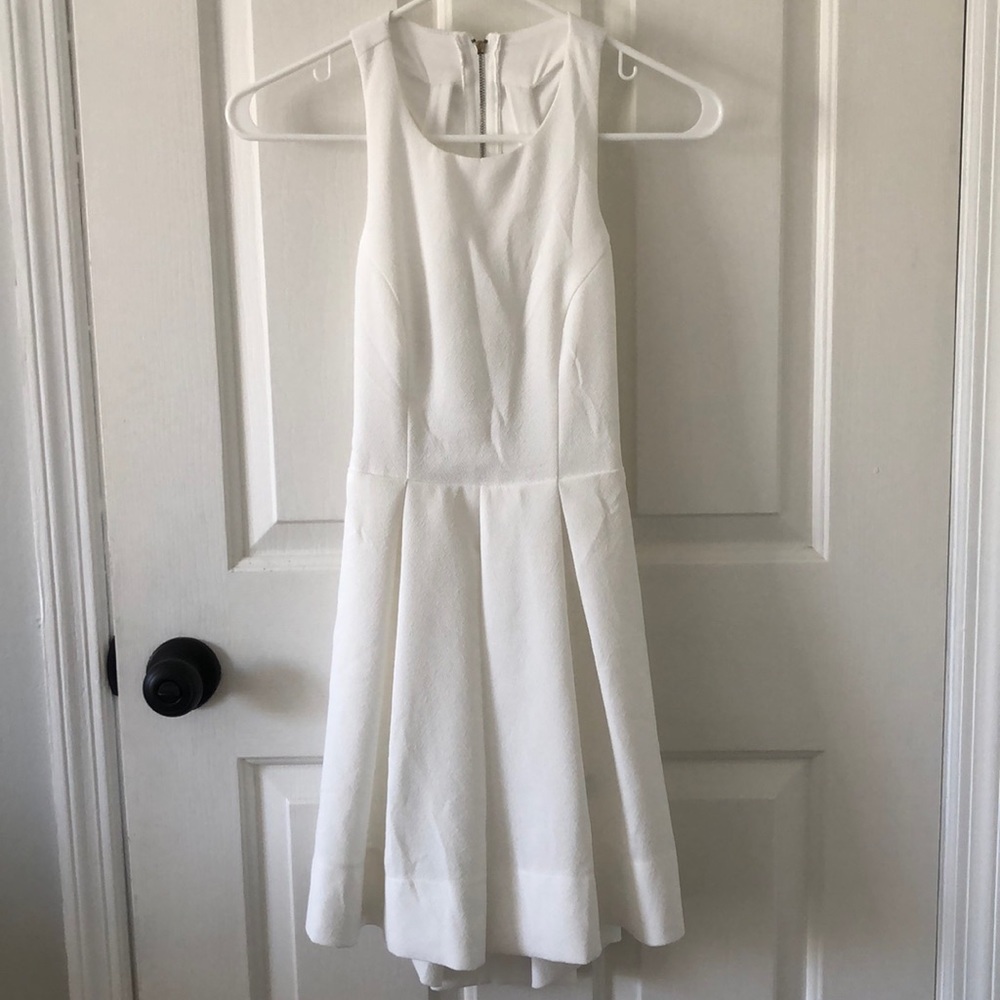 Lulus open-back white dress